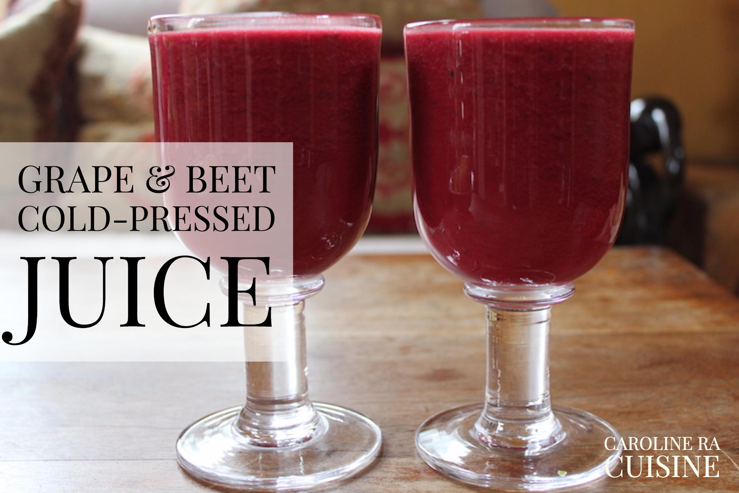 Grape & Beet Cold-Pressed Juice